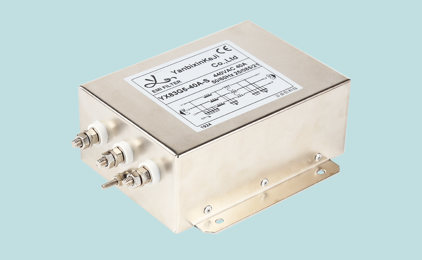 YX-83三相三線電源濾波器